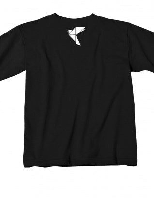 T-shirt kids noir - Logo origami